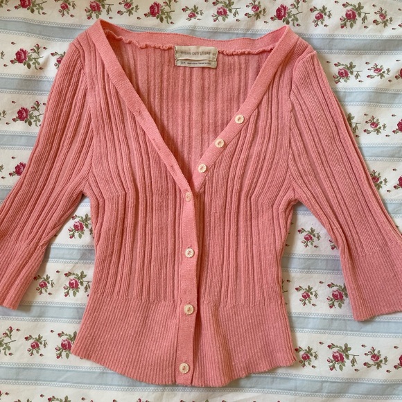 y2k balletcore mini cardigan crop top - Picture 3 of 3